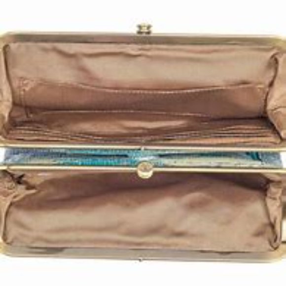 HOBO $148 Lauren Clutch Wallet Cracked Glass NWT! - Picture 4 of 7